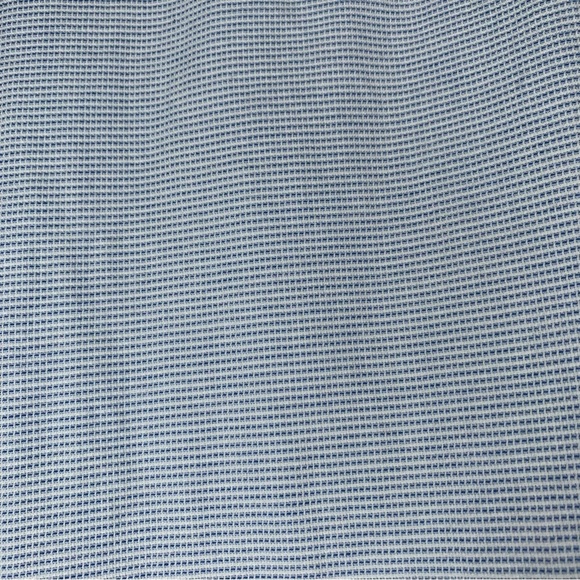 James Campbell blue and white collared short sleeve button down. Size L - Picture 5 of 9